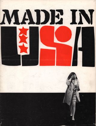 Made in U.S.A Original 1966 French Movie Pressbook Alternate Image
