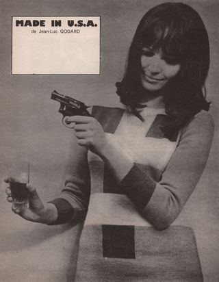 Made in U.S.A Original 1966 French Movie Herald Alternate Image