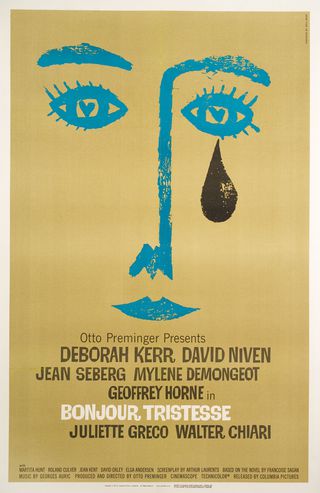 Bonjour Tristesse Original 1958 U.S. One Sheet Movie Poster