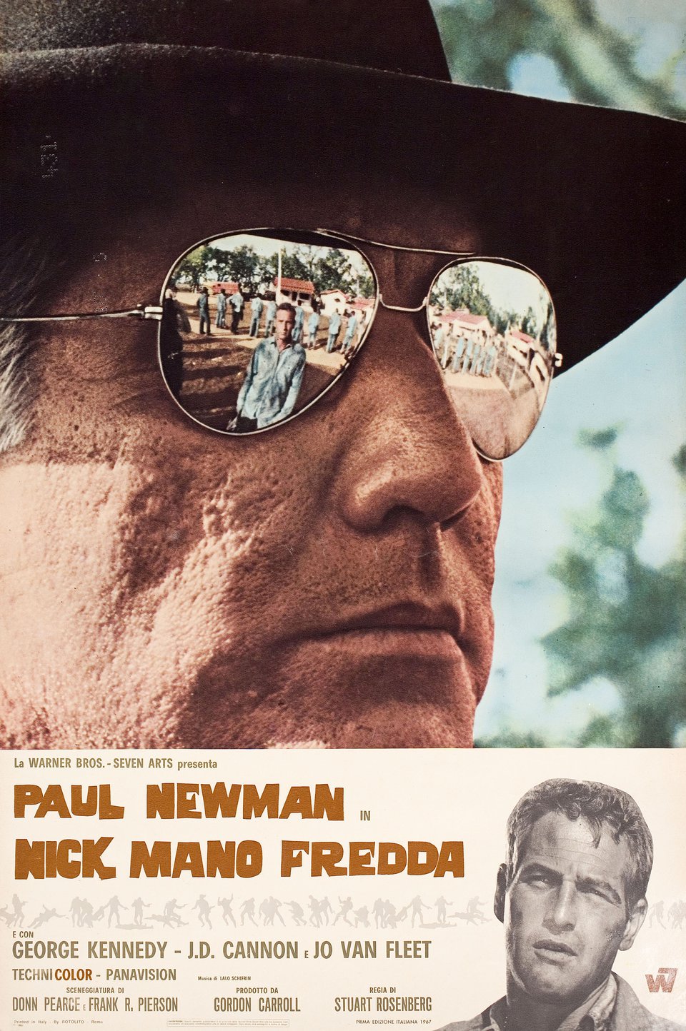 Cool Hand Luke Original 1967 Italian Fotobusta Movie Poster