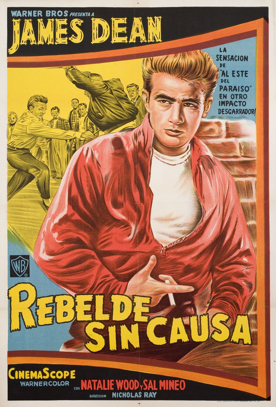Rebel Without A Cause 1956 Argentine Poster Posteritati Movie Poster 