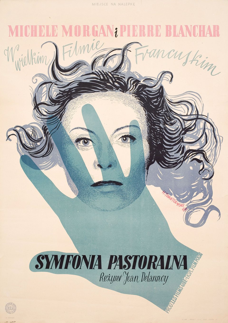 La symphonie pastorale Original 1947 Polish A1 Movie Poster