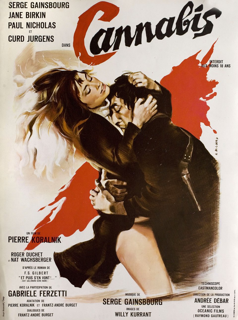 Cannabis Original 1969 French Mini Movie Poster