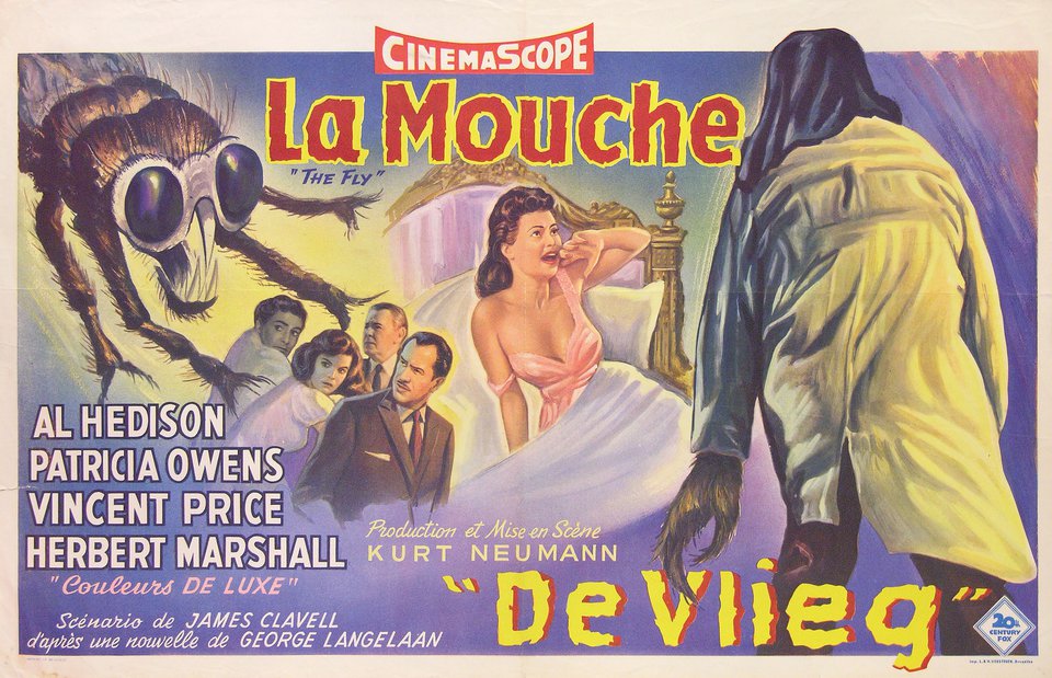 The Fly 1958 Belgian Poster