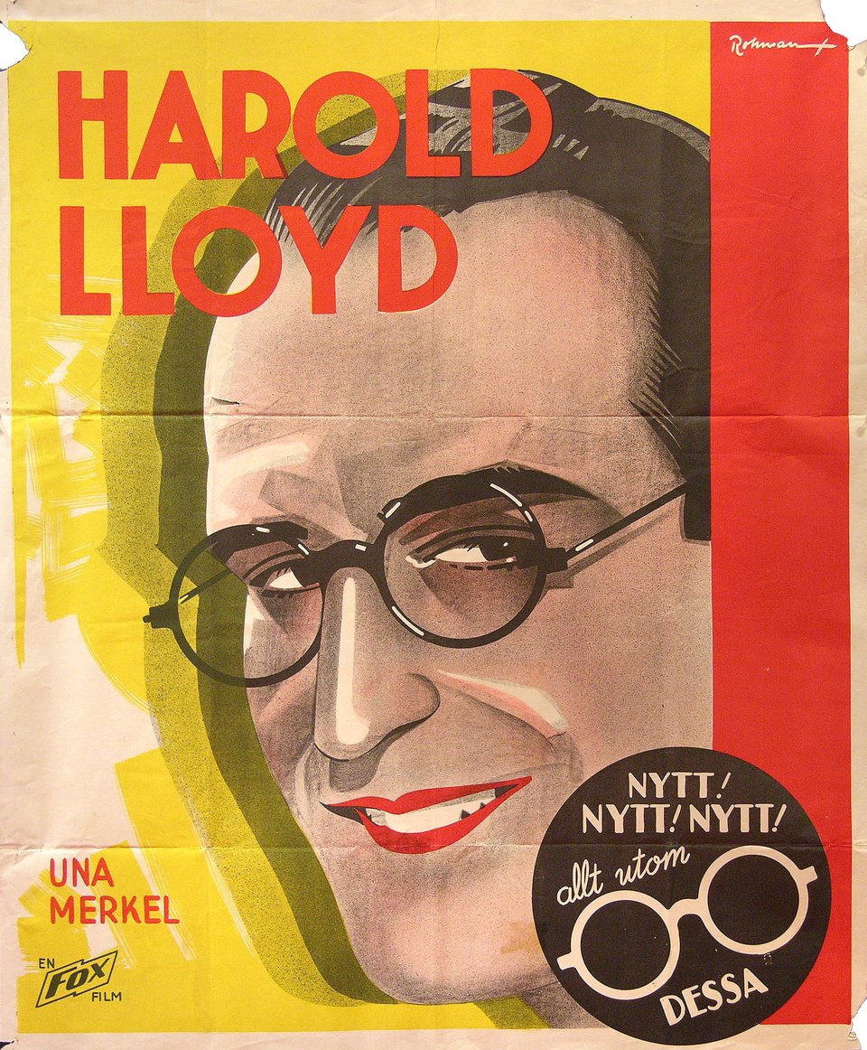 The Cat's-Paw Original 1934 Swedish B1 Movie Poster