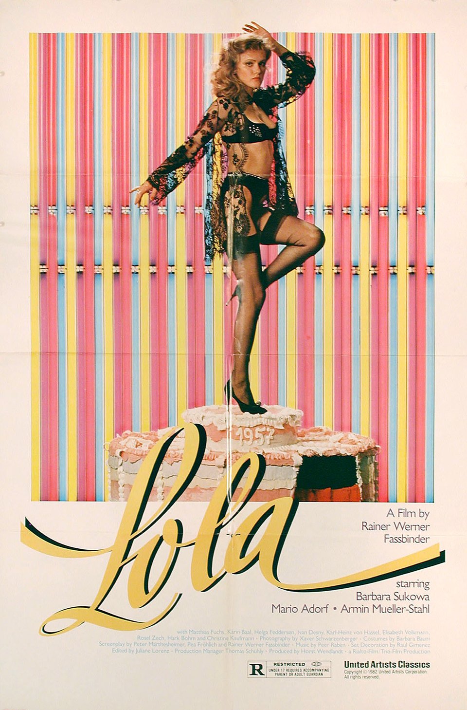 Lola Original 1982 U.S. One Sheet Movie Poster