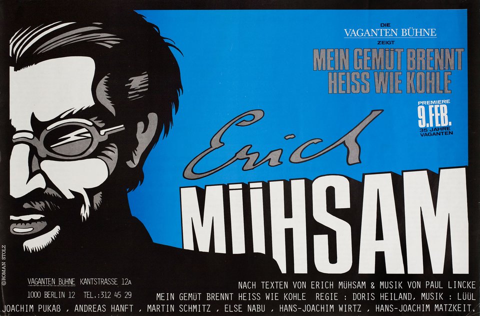 Mein Gemut Brennt Heiss Wie Kohle Original 1984 German A2 Poster