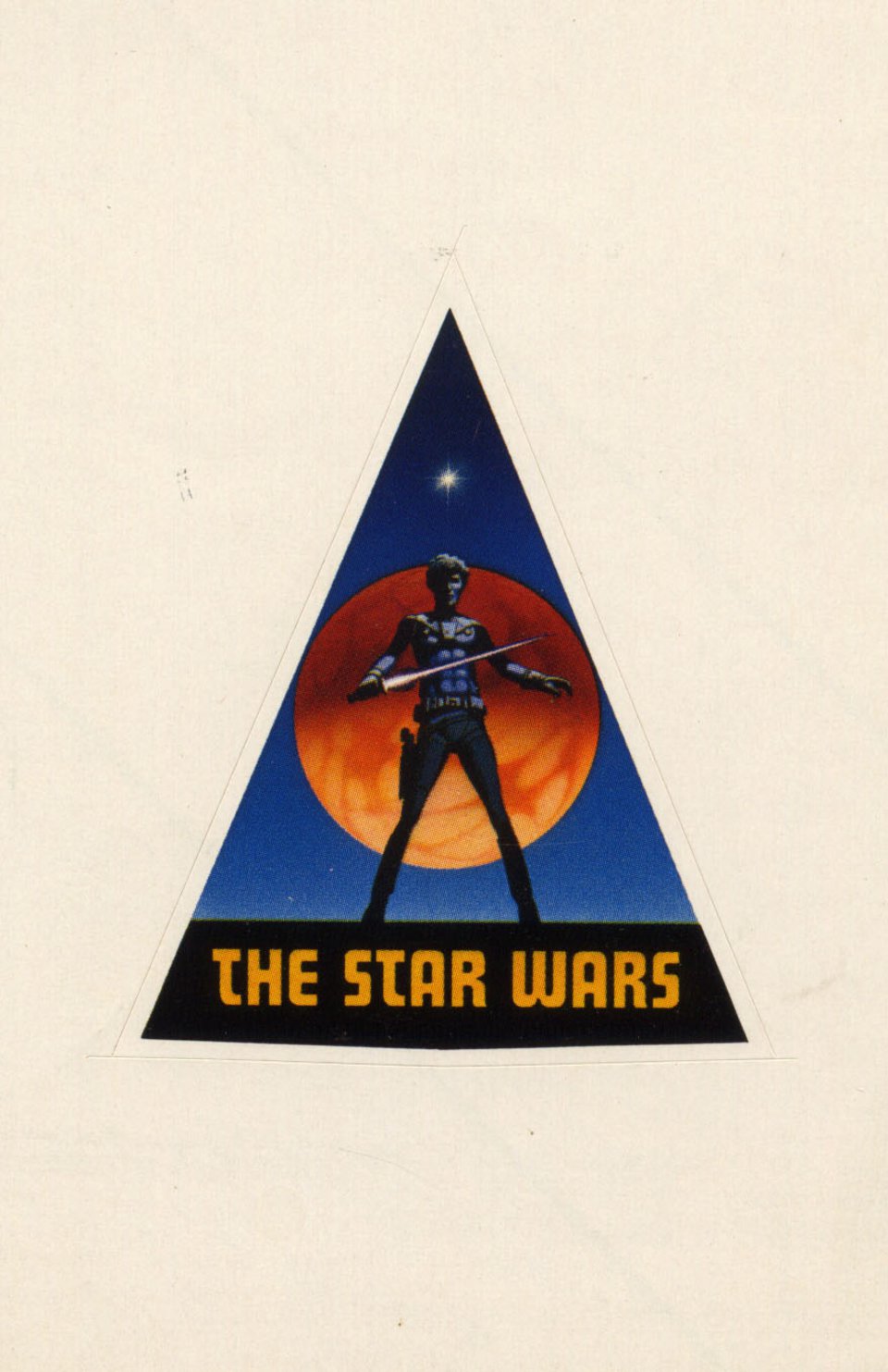 Star Wars Original 1976 U.S. Sticker