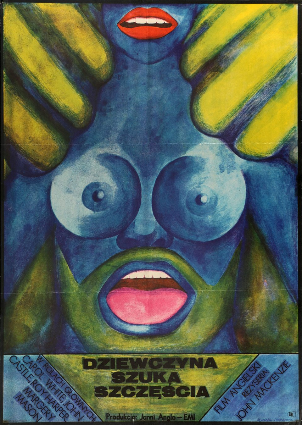 Made Original 1975 Polish A1 Movie Poster