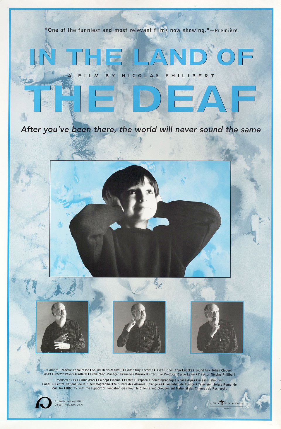 In the Land of the Deaf Original 1992 U.S. One Sheet Movie Poster