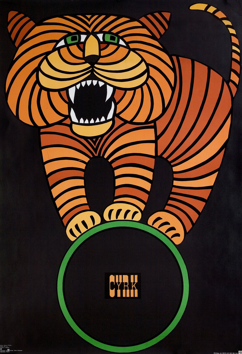 Cyrk Original R1970s Polish B1 Poster