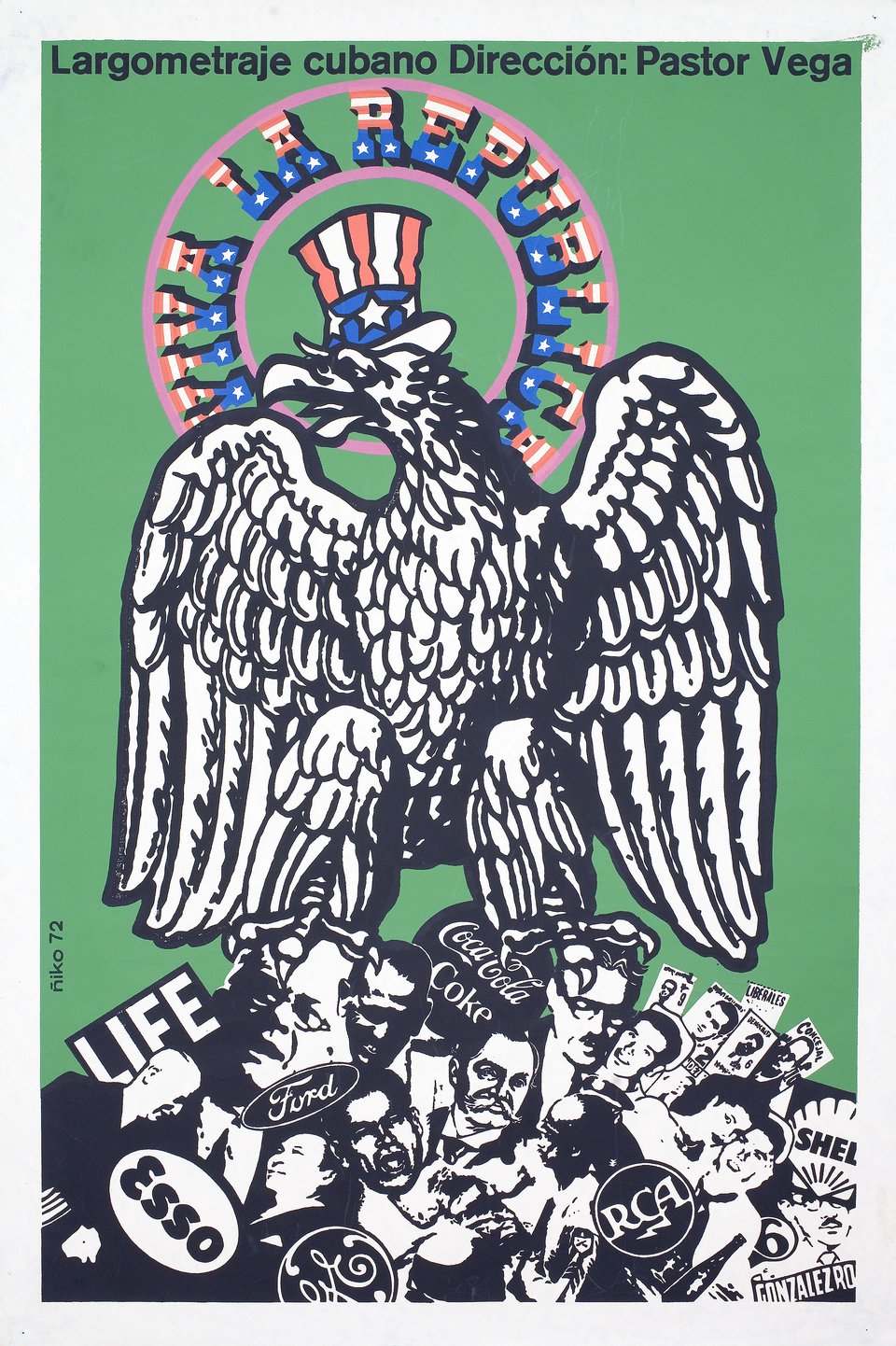 ¡Viva la republica! Original 1972 Cuban Movie Poster