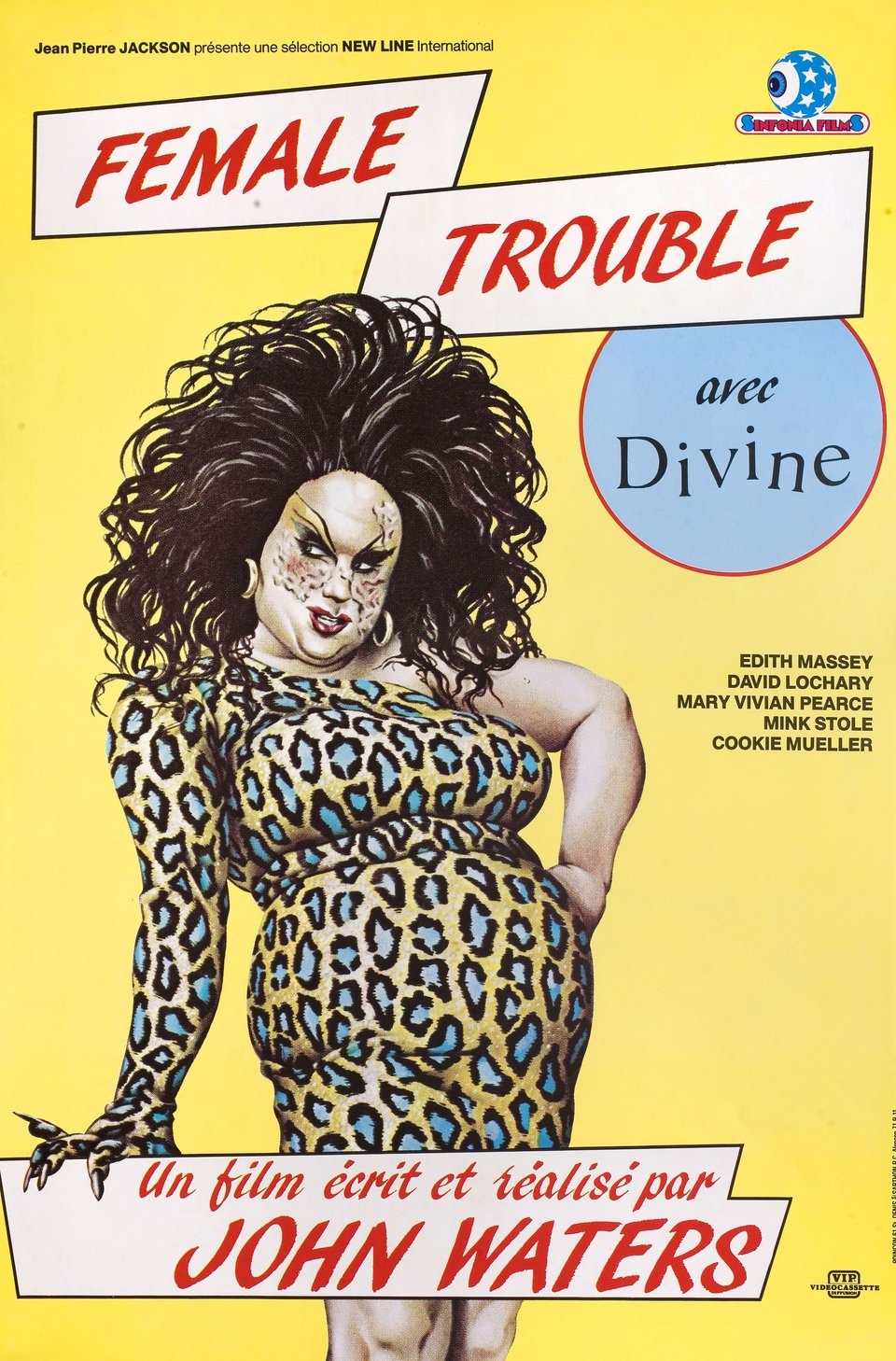 Female Trouble 1984 French Video Poster