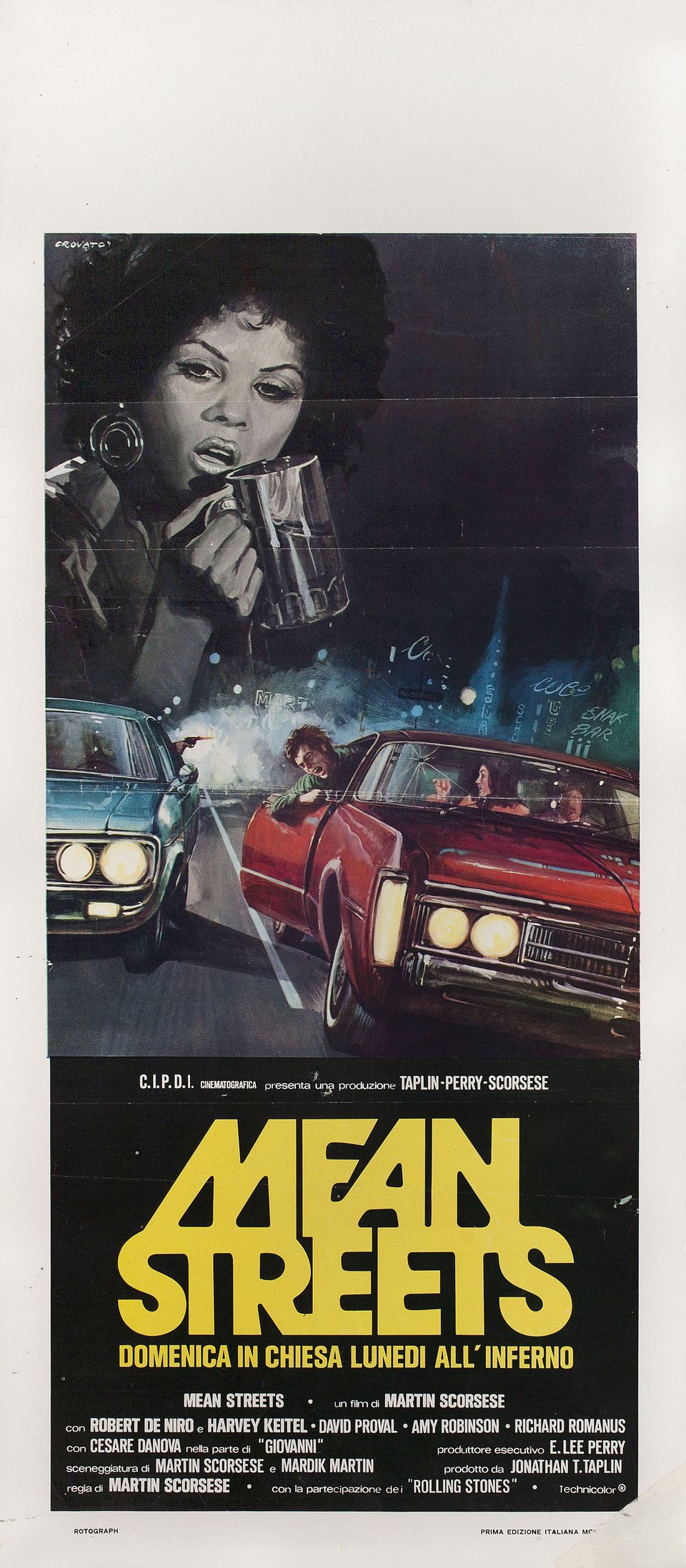 Mean Streets Original 1975 Italian Locandina Movie Poster