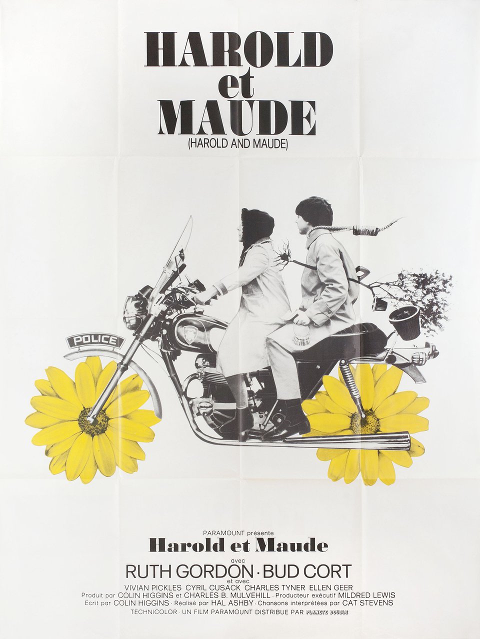 Harold and Maude Original R1980s French Grande Movie Poster