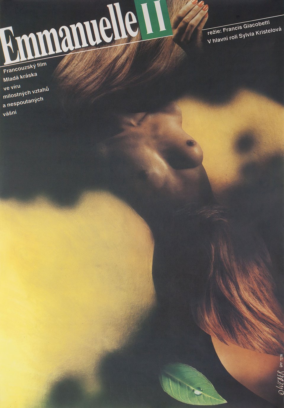 Emmanuelle 2 Original 1975 Czech A1 Movie Poster