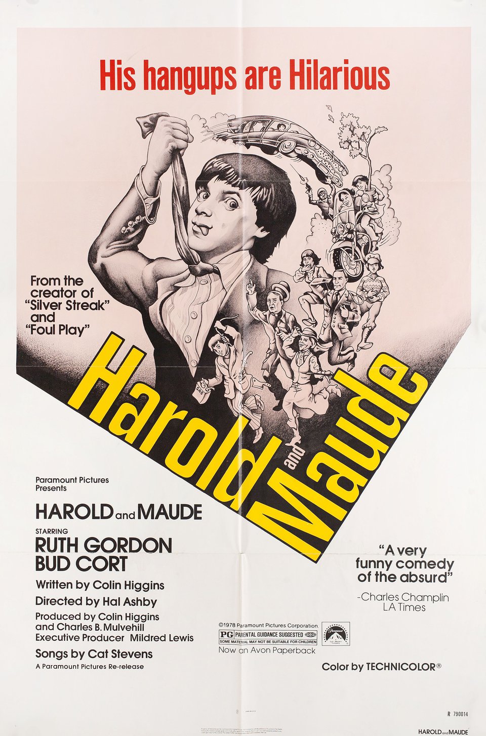 Harold and Maude Original R1979 U.S. One Sheet Movie Poster