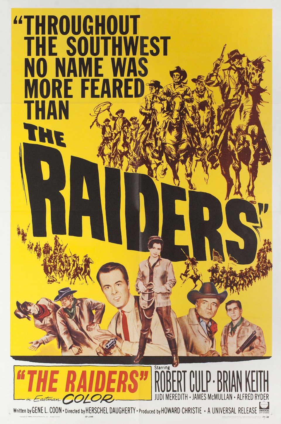 The Raiders Original 1963 U.S. One Sheet Movie Poster