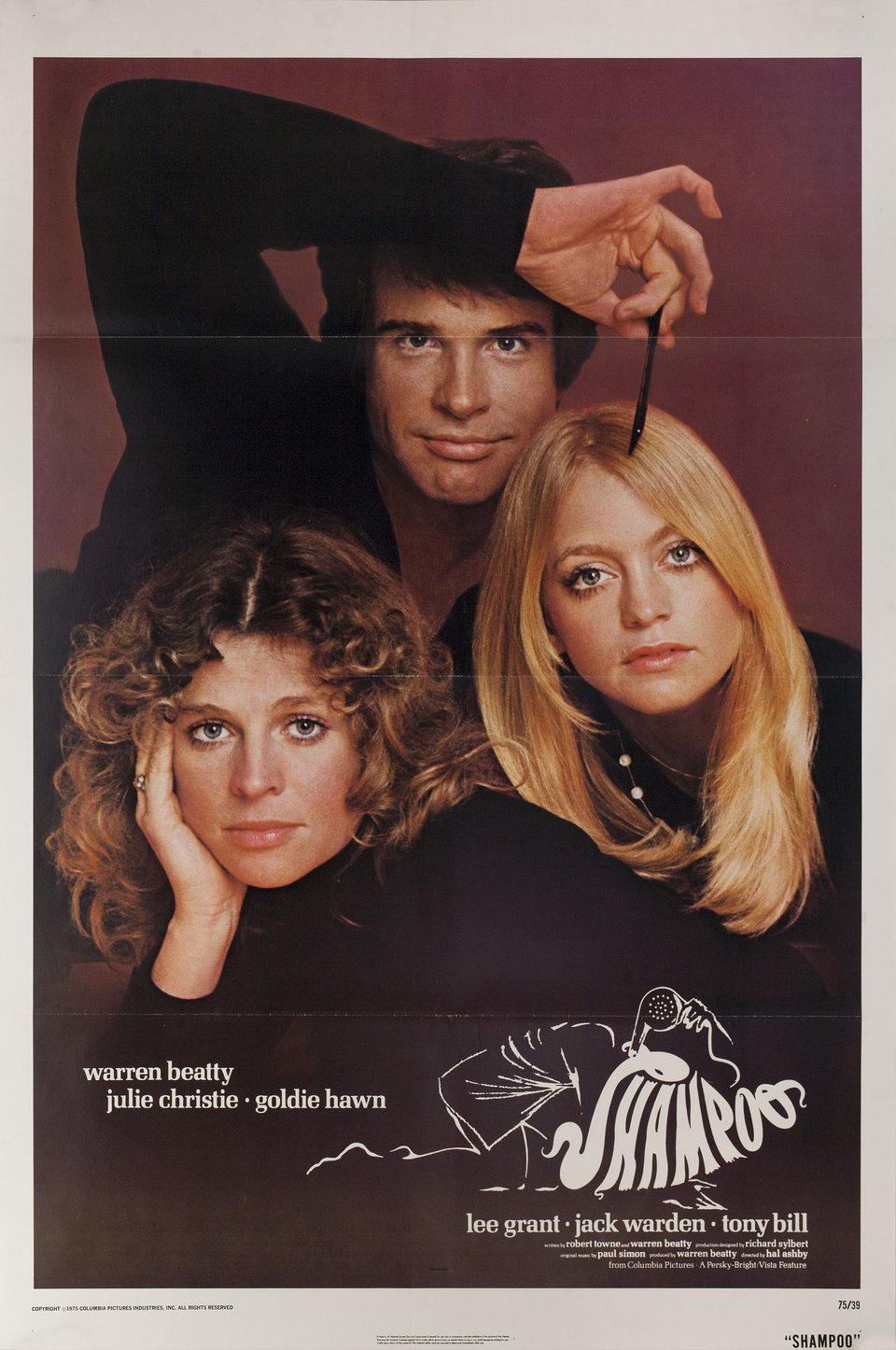 Shampoo Original 1975 U.S. One Sheet Movie Poster