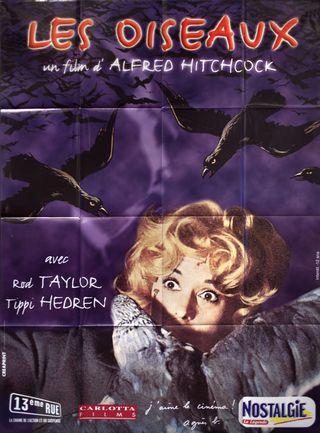 The Birds Original R1990s French Grande Movie Poster
