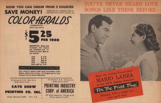 For the First Time Original 1959 U.S. Movie Herald Alternate Image