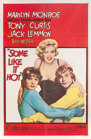 Some Like It Hot Original 1959 U.S. One Sheet Movie Poster