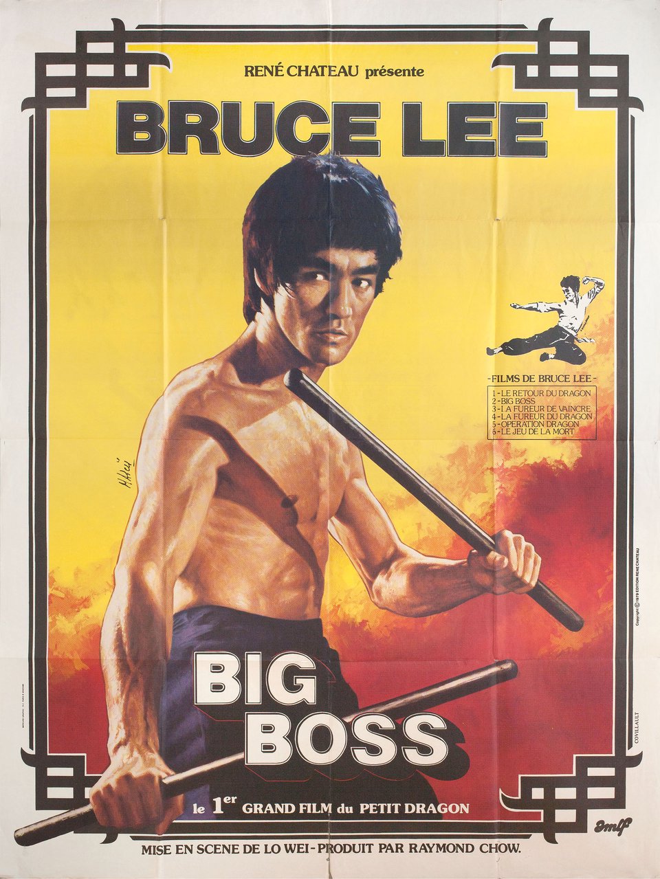 The Big Boss R1979 French Grande Poster