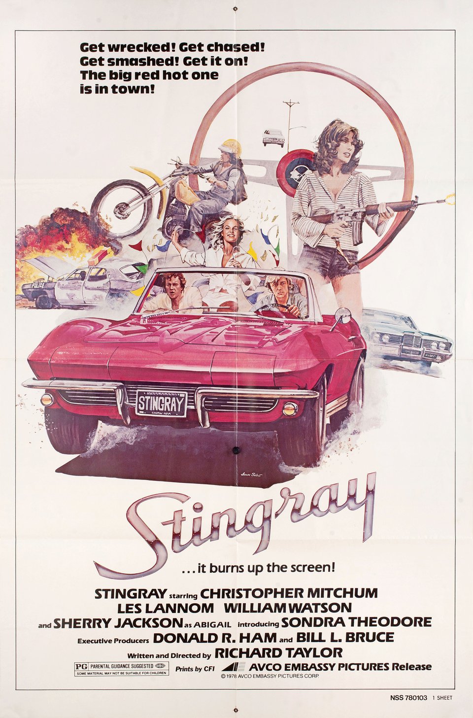 Stingray Original 1978 U.S. One Sheet Movie Poster