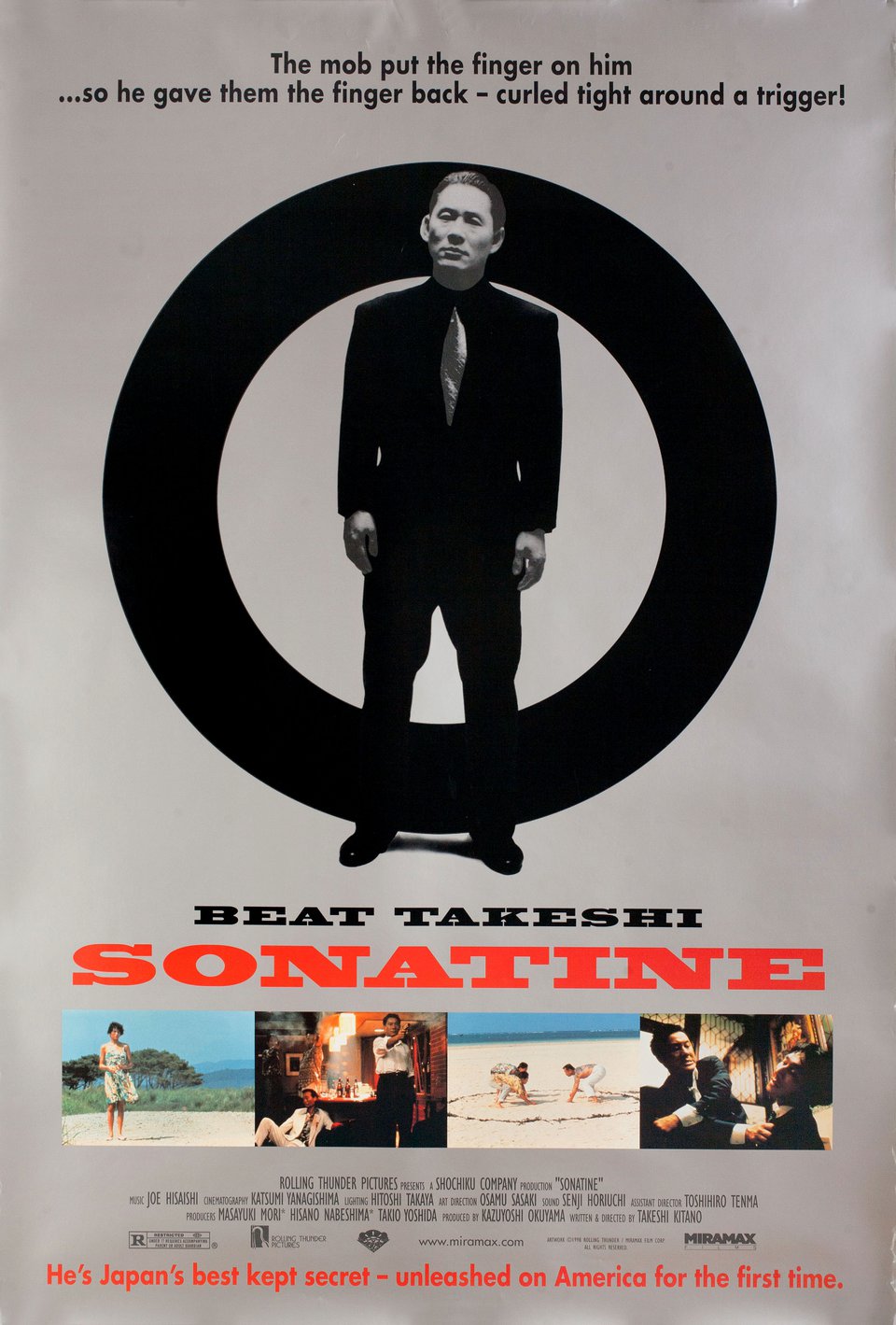 Sonatine Original 1999 U.S. One Sheet Movie Poster