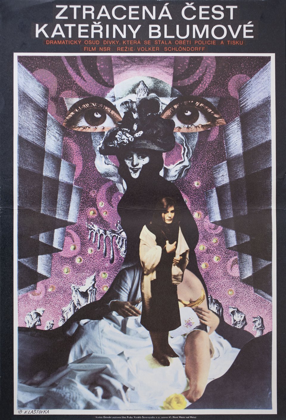 The Lost Honor of Katharina Blum Original 1978 Czech A3 Movie Poster