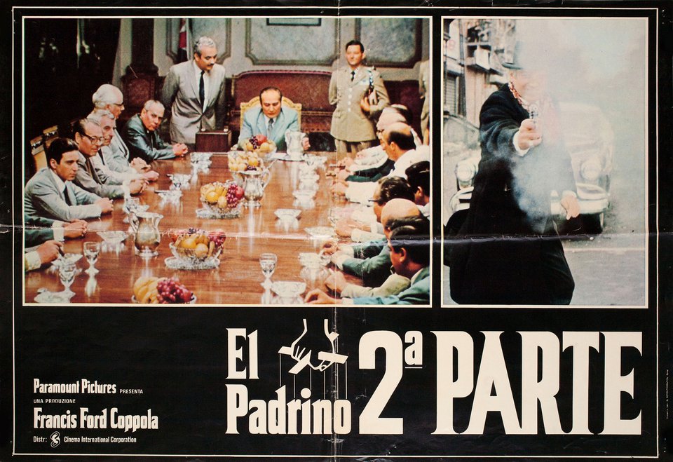 The Godfather: Part II Original 1975 Italian Fotobusta Movie Poster