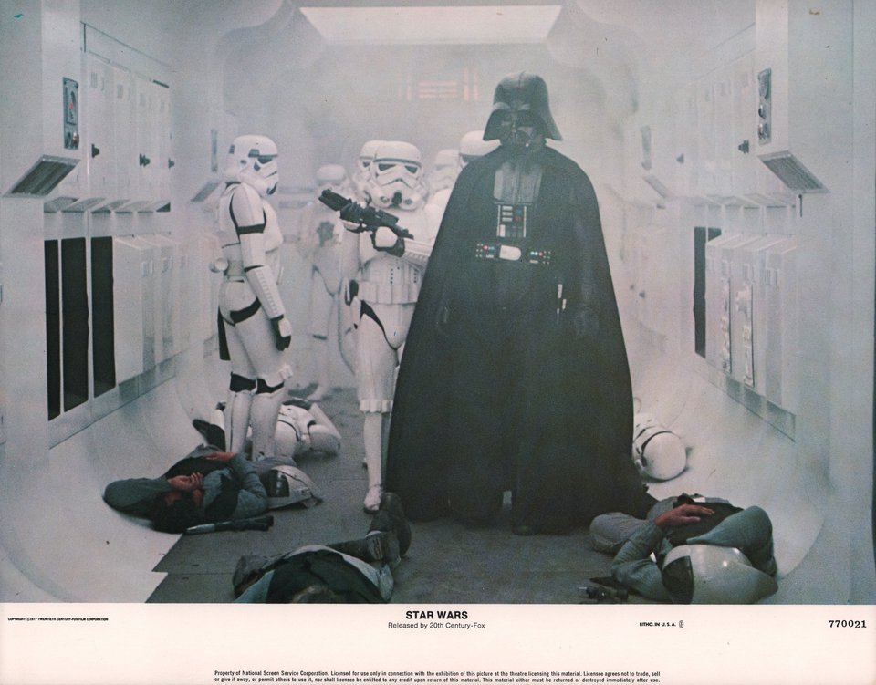 Star Wars Original 1977 U.S. Scene Card