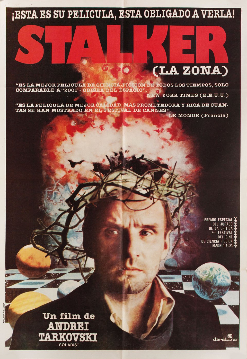 Stalker Original 1981 Argentine Movie Poster