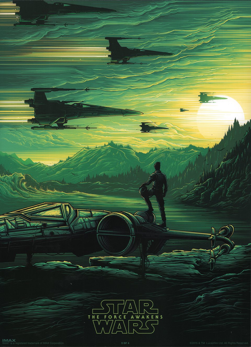 Star Wars: The Force Awakens Original 2015 U.S. Mini Movie Poster