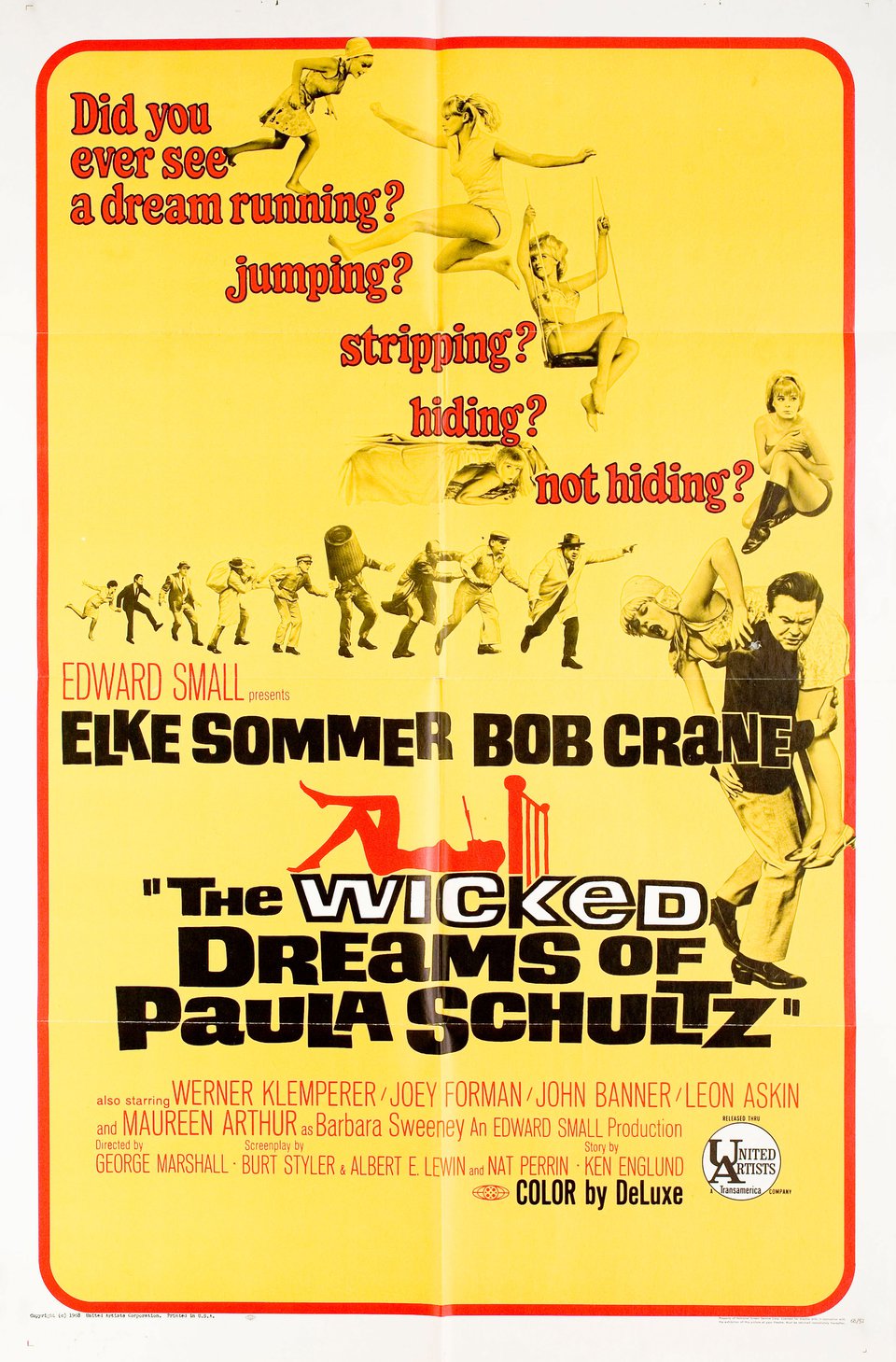 The Wicked Dreams of Paula Schultz Original 1968 U.S. One Sheet Movie Poster