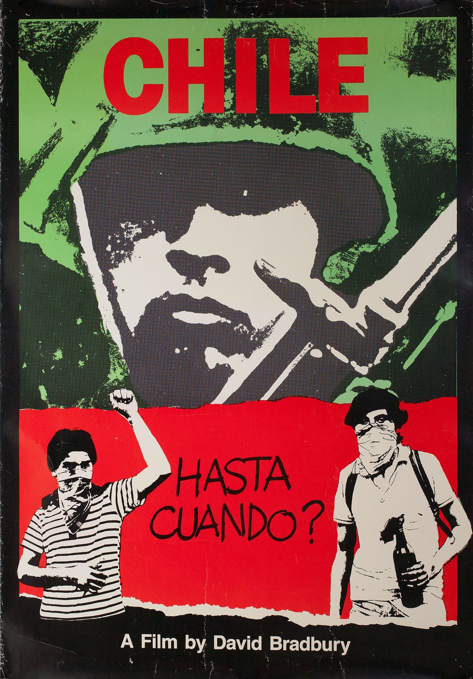 Chile: Hasta Cuando? Original 1986 U.S. One Sheet Movie Poster