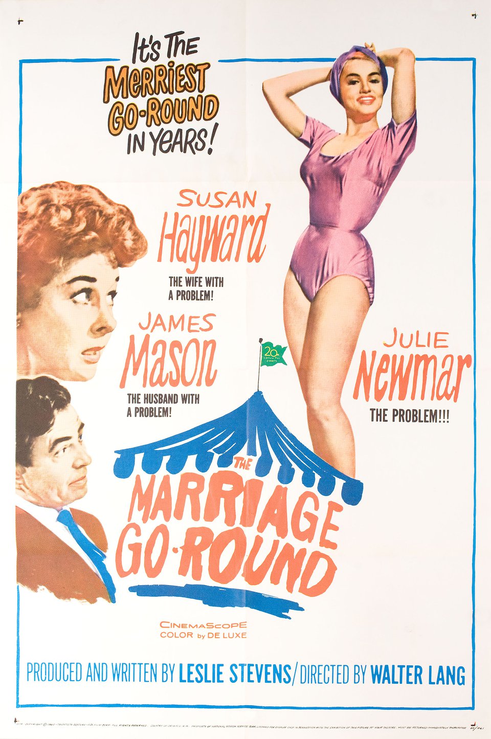 The Marriage-Go-Round Original 1960 U.S. One Sheet Movie Poster
