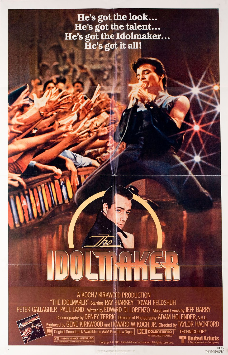 The Idolmaker Original 1980 U.S. One Sheet Movie Poster