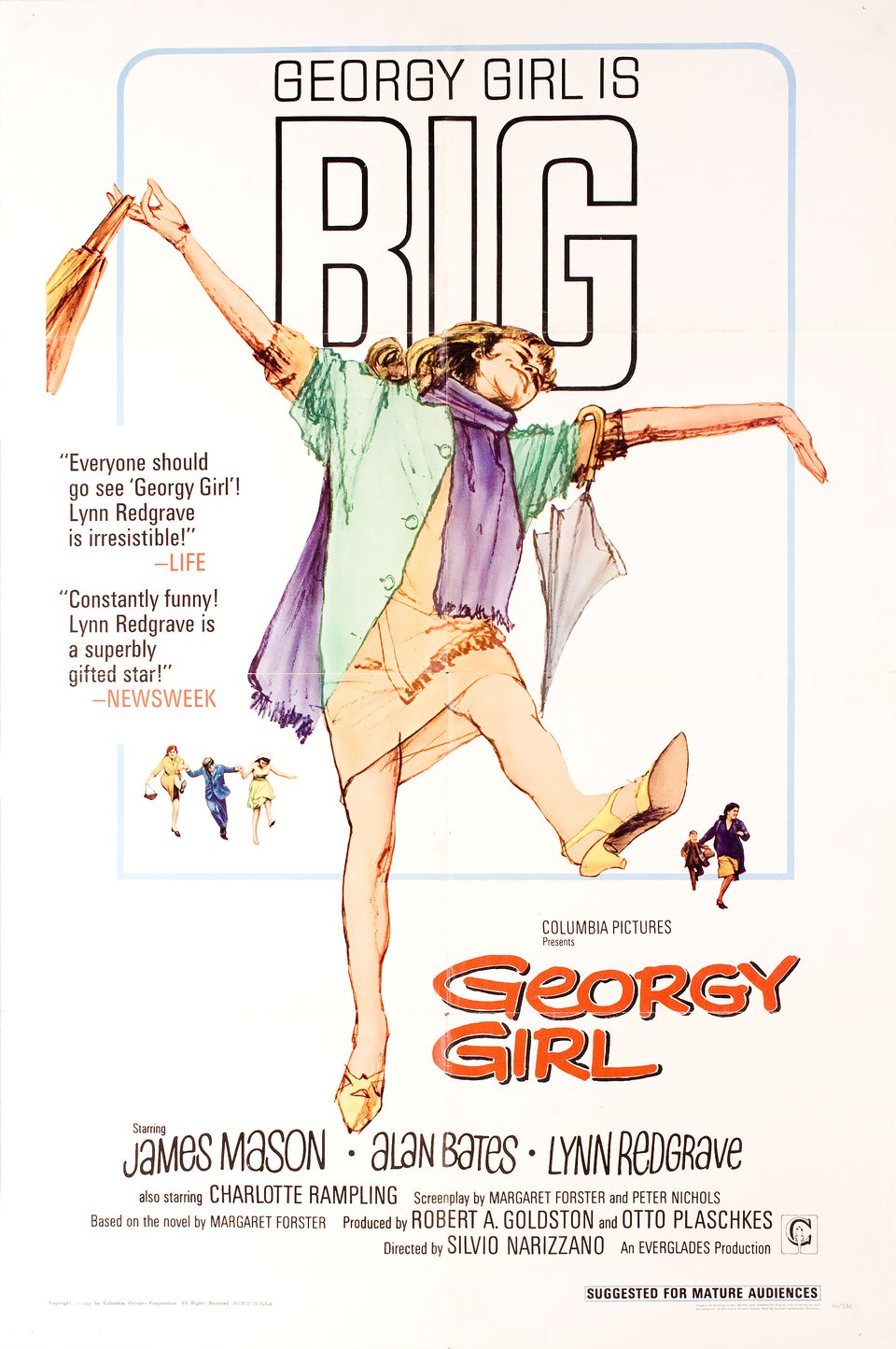 Georgy Girl Original 1966 U.S. One Sheet Movie Poster