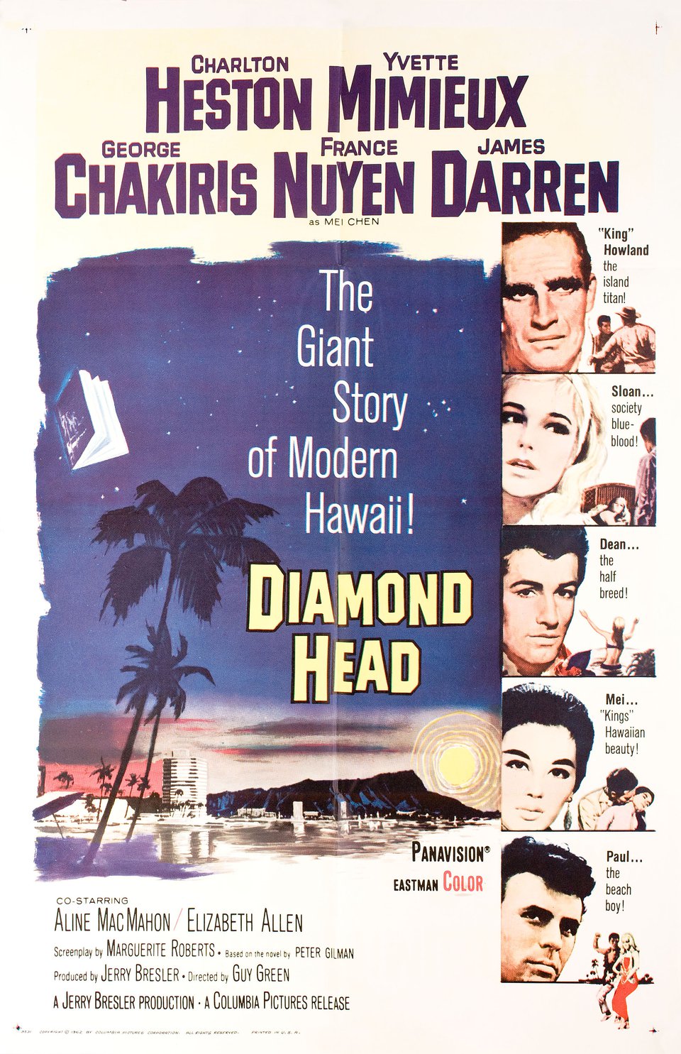 Diamond Head 1962 U.S. One Sheet Poster Posteritati Movie Poster Gallery