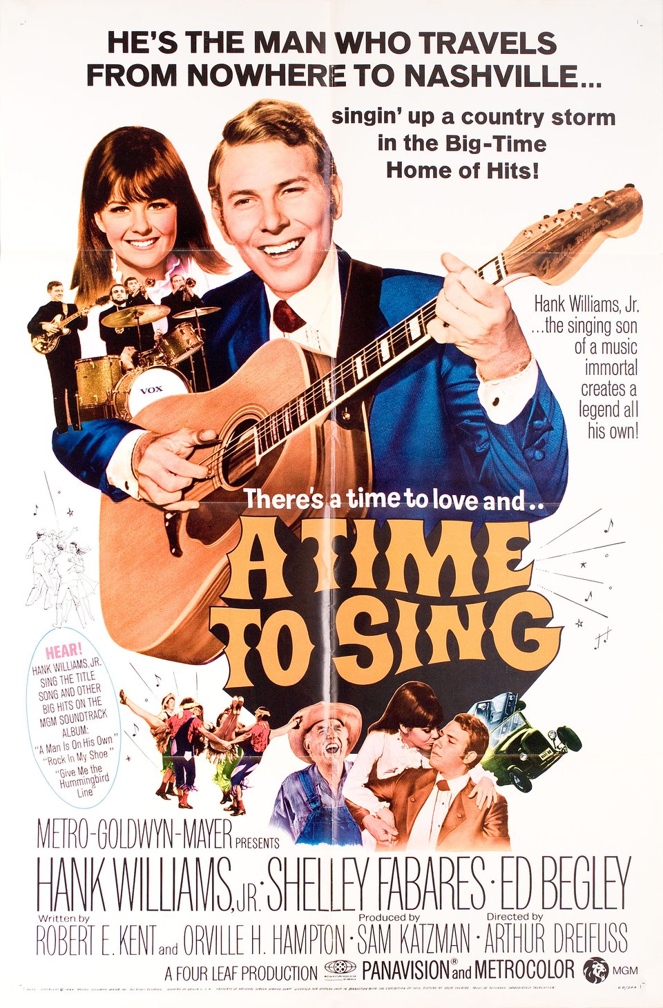 A Time to Sing Original 1968 U.S. One Sheet Movie Poster