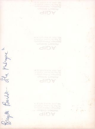 Brigitte Bardot Original 1960s French Wire services photo Alternate Image