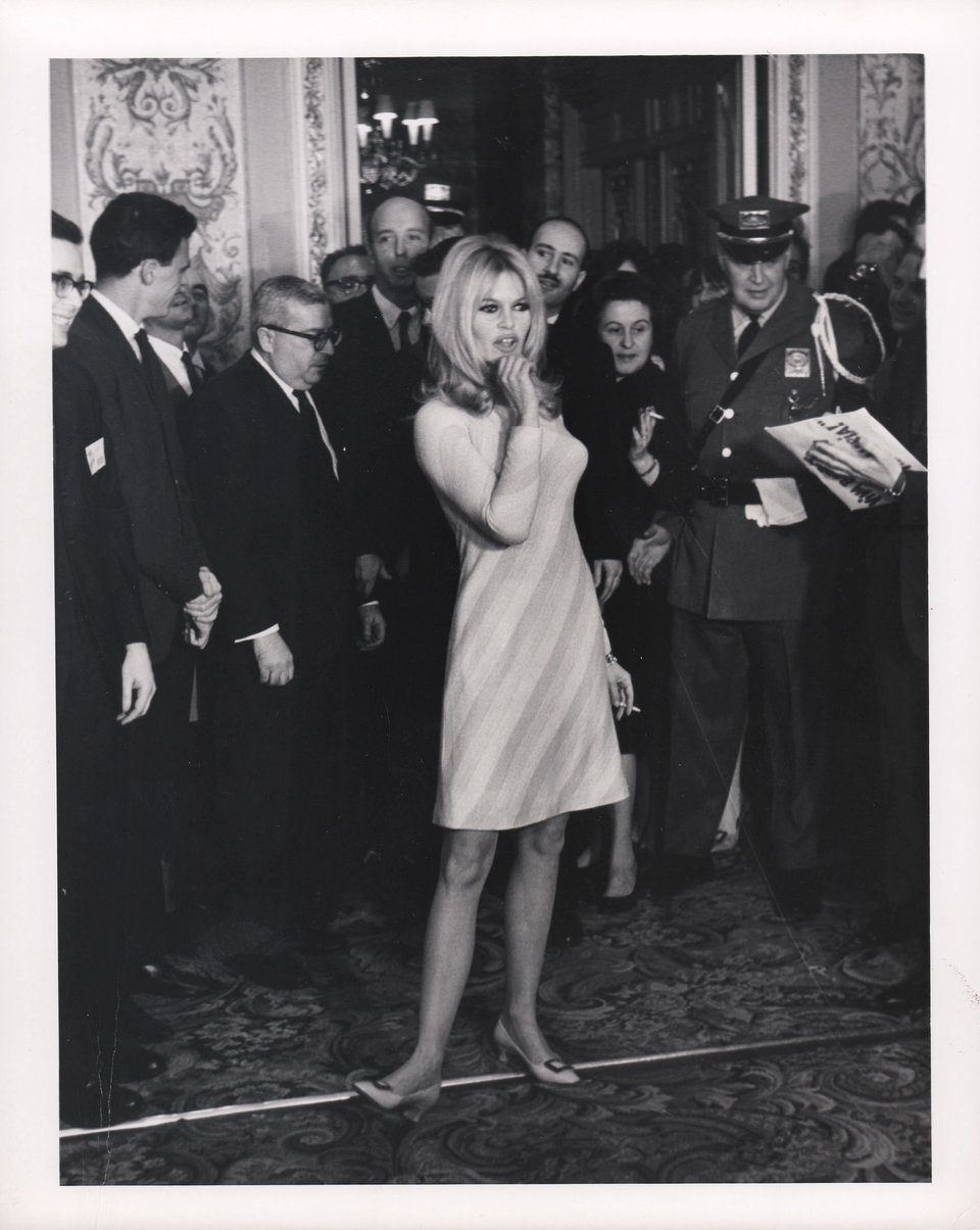 Brigitte Bardot Original 1976 U.S. Wire services photo