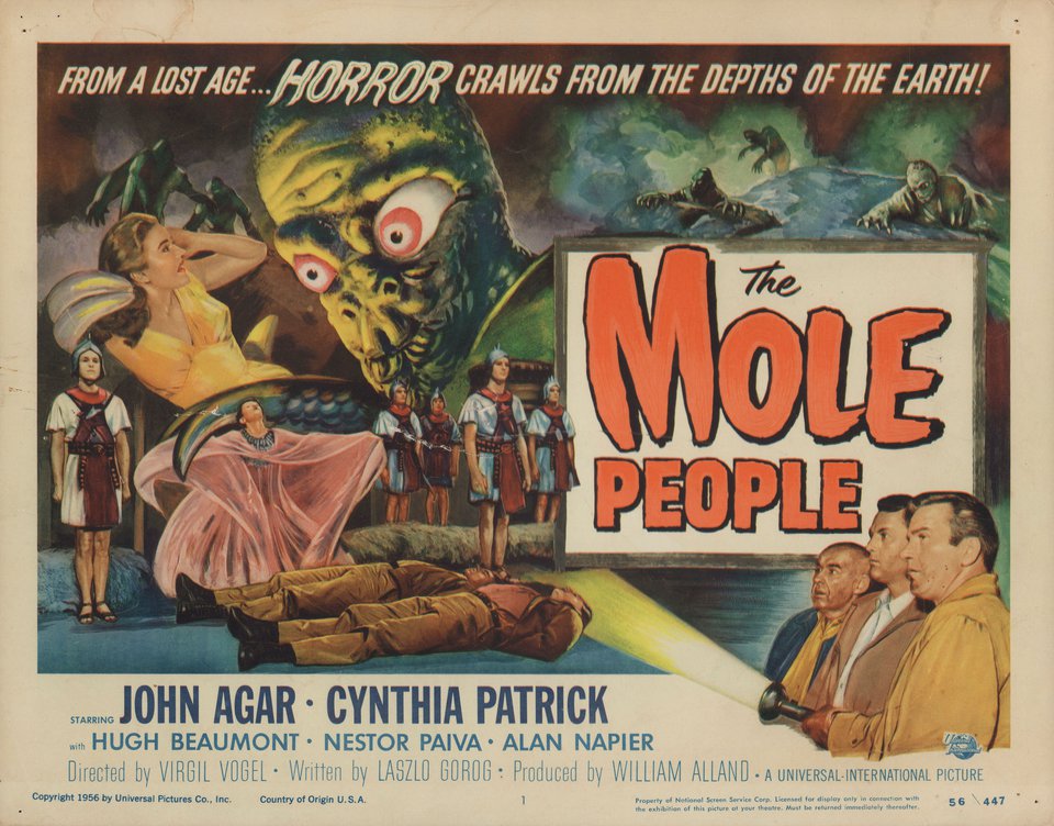 The Mole People Original 1956 U.S. Title Card