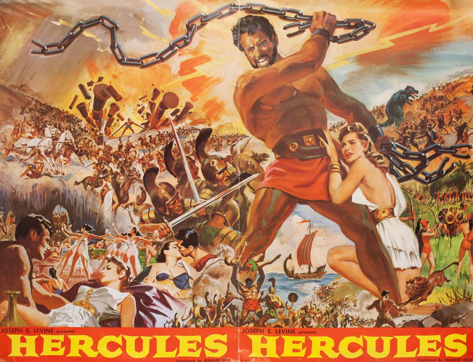 Hercules Original 1959 U.S. Movie Pressbook