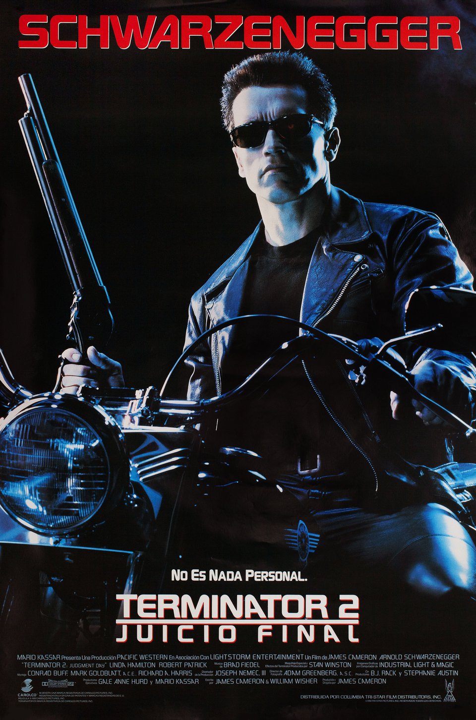 Terminator 2: Judgment Day Original 1991 U.S. One Sheet Movie Poster