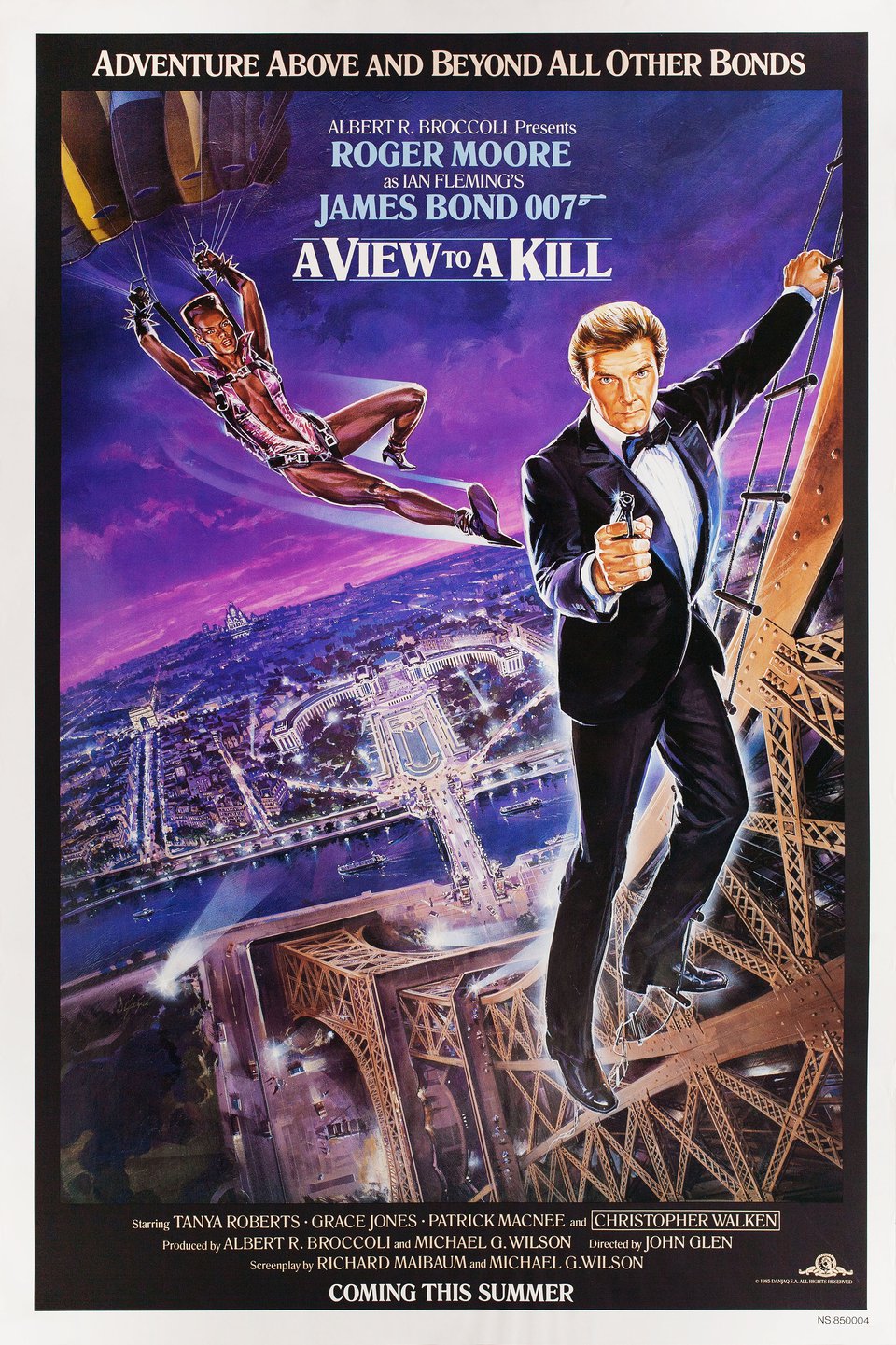 A View to a Kill Original 1985 U.S. One Sheet Movie Poster