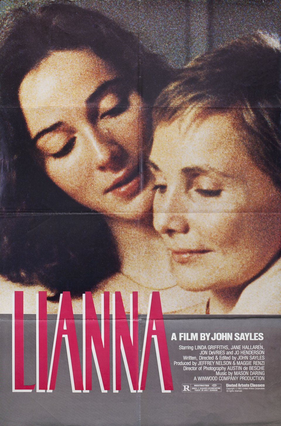 Lianna Original 1983 U.S. One Sheet Movie Poster