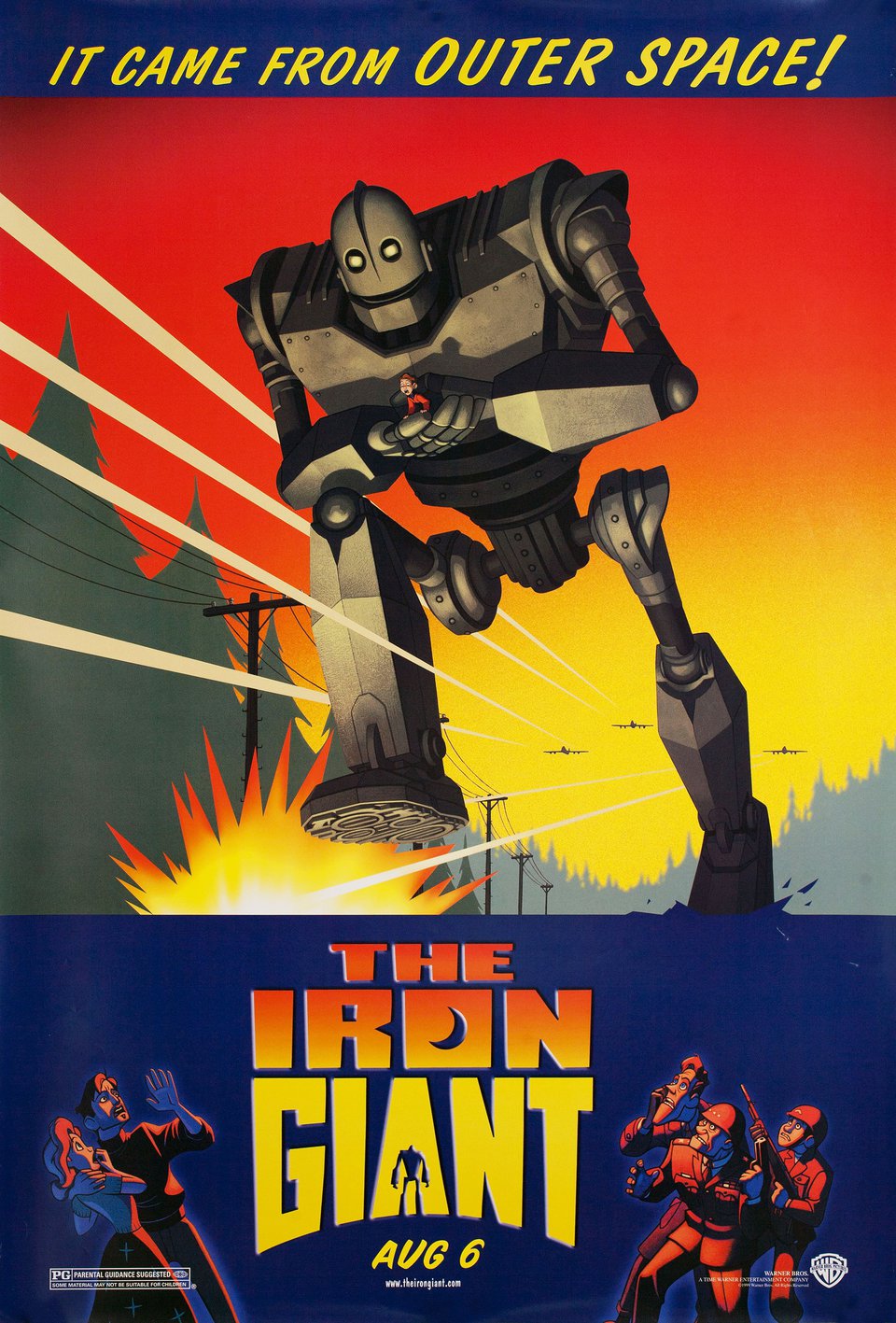 The Iron Giant Original 1999 U.S. One Sheet Movie Poster Posteritati