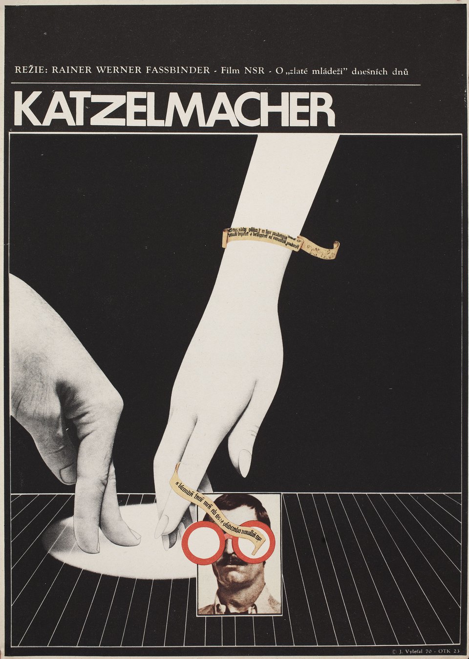 Katzelmacher Original 1970 Czech A1 Movie Poster